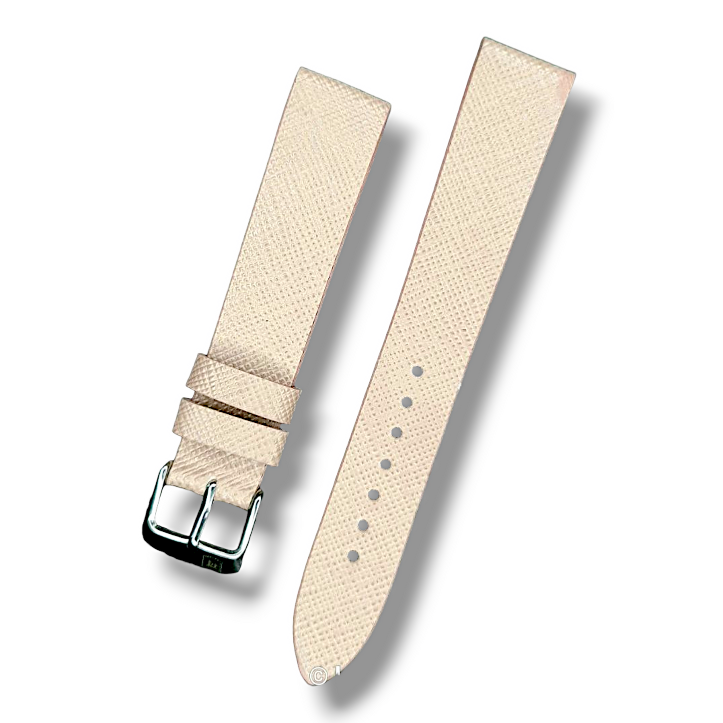 19mm Saffiano Leather Watch Straps