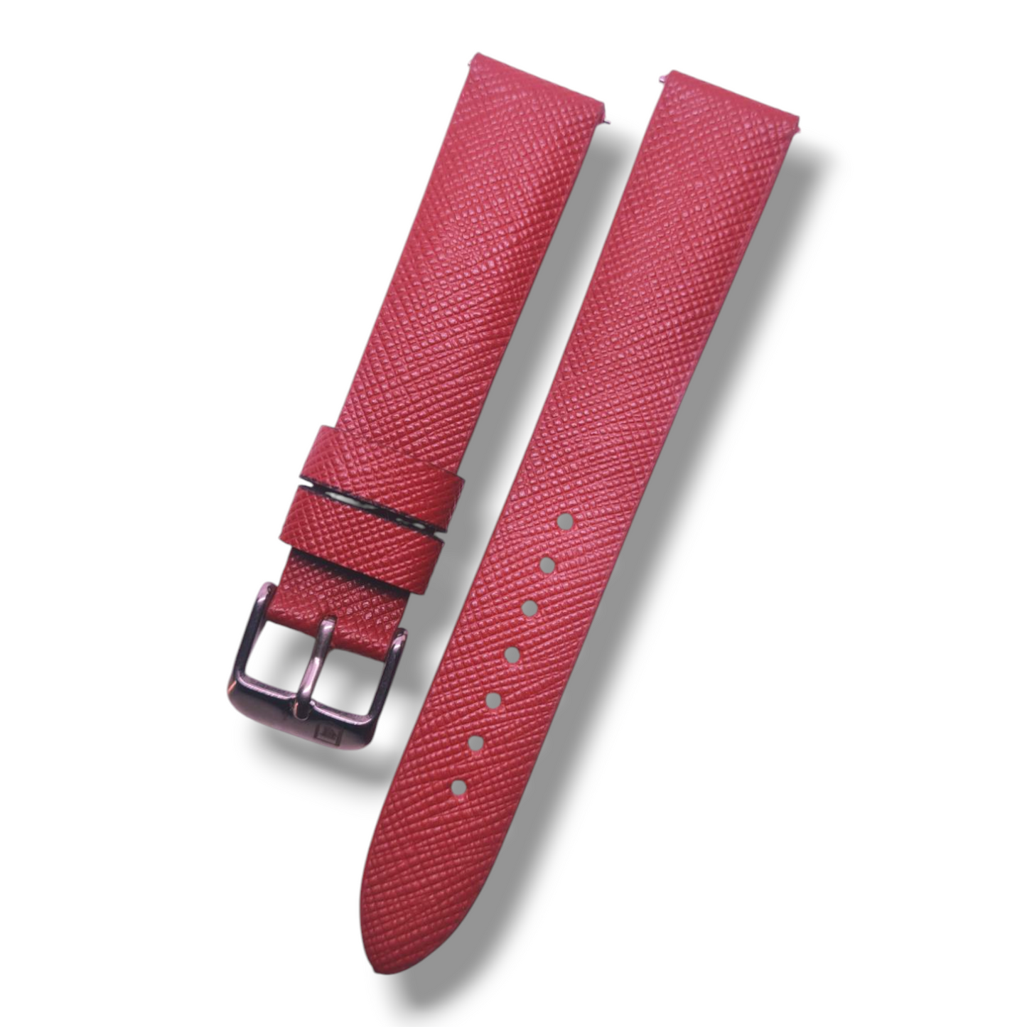 19mm Saffiano Leather Watch Straps