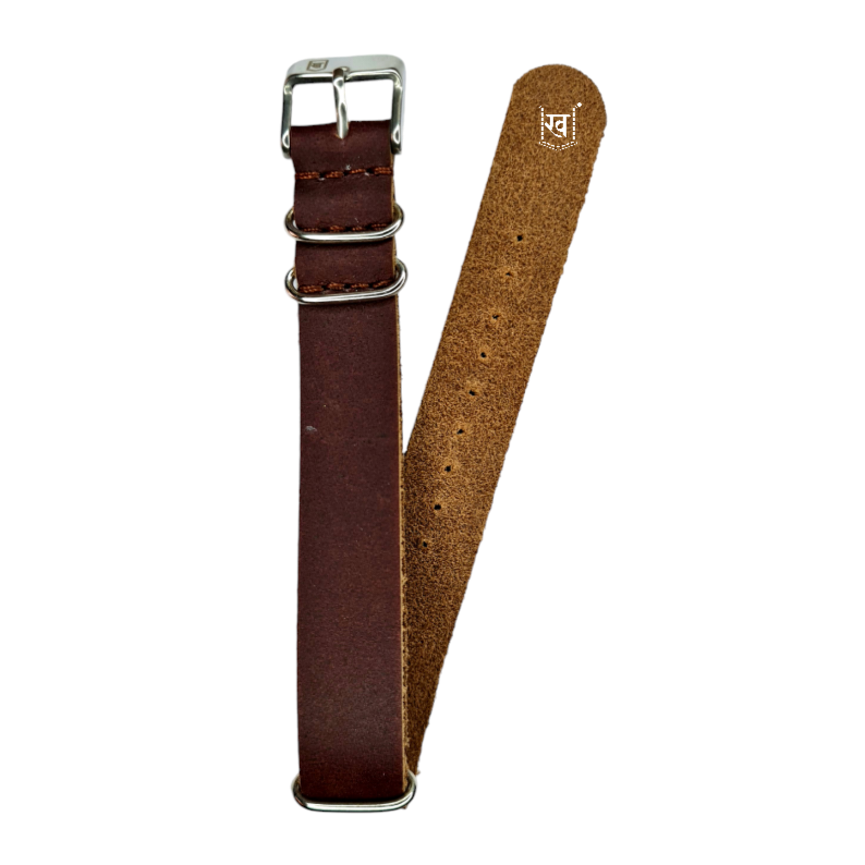 Leather NATO strap 22mm