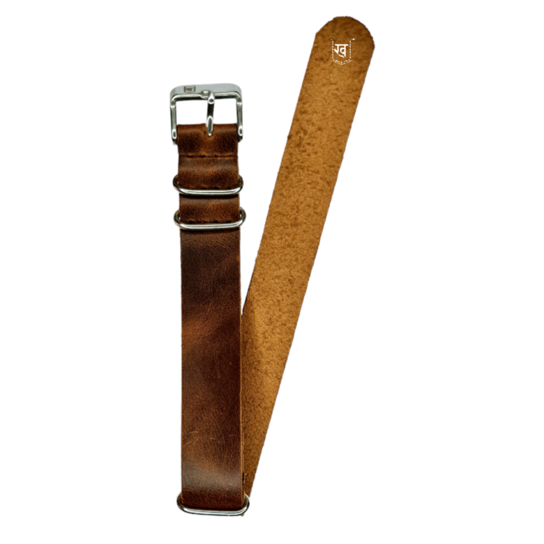 Leather NATO strap 22mm