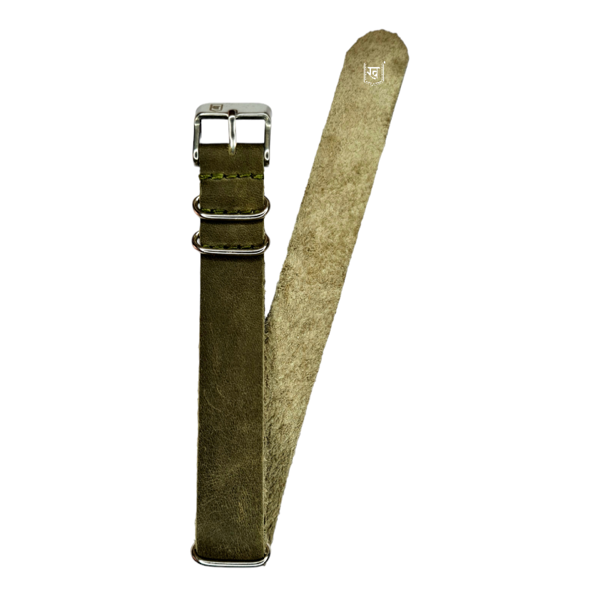 Leather NATO strap 22mm