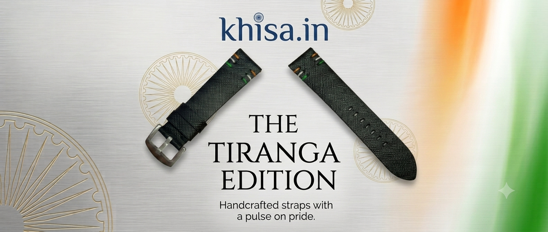 Khisa Leather Watch Straps India | Handcrafted Wallets Online by Khisa