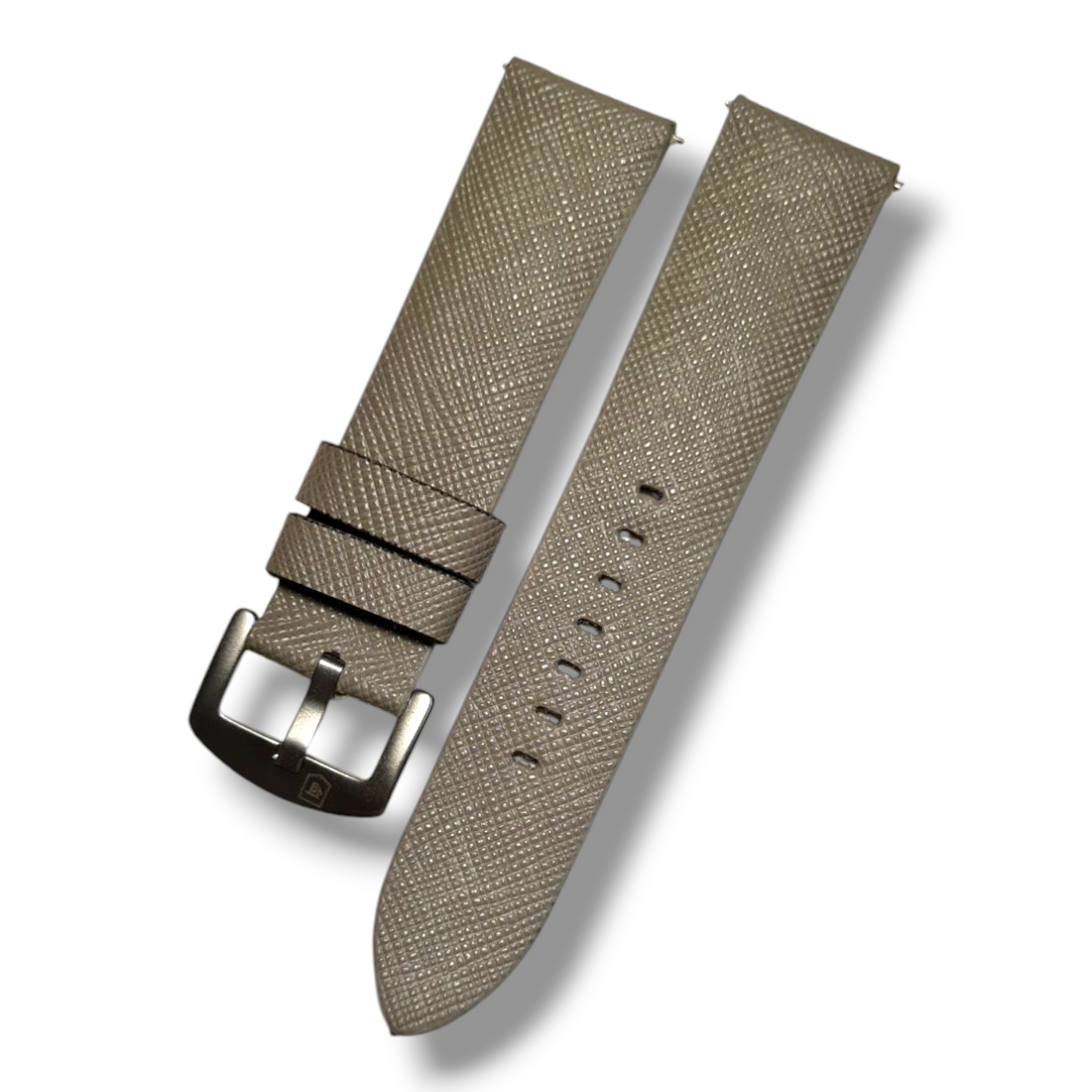 22mm Saffiano Leather Watch Straps - Main Image